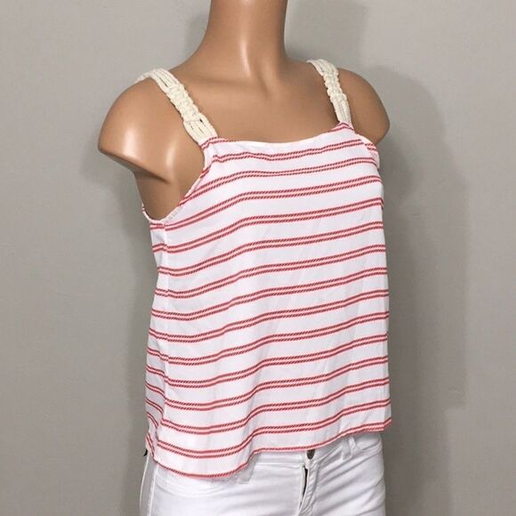 Collective Concepts rope stripe top. Runs small - Picture 3 of 4